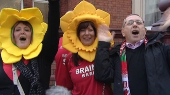 Wales fans