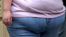 An overweight person