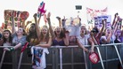 Tens of thousands of people attended the concert at Hyde Park in London.