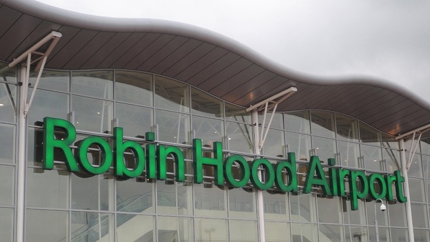 The incident happened when Robin Hood Airport closed because of snow in January 2010.