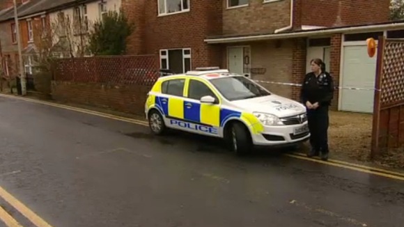 Thames Valley Police woman outside stabbing property in Newburu