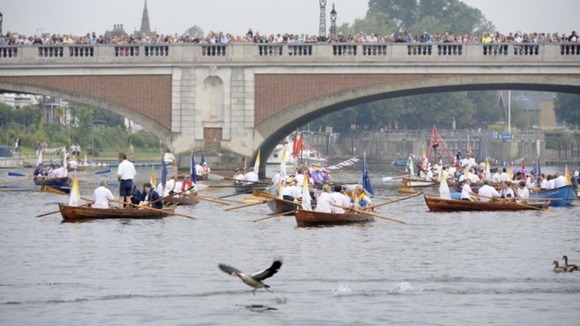 Boats on the River Thames