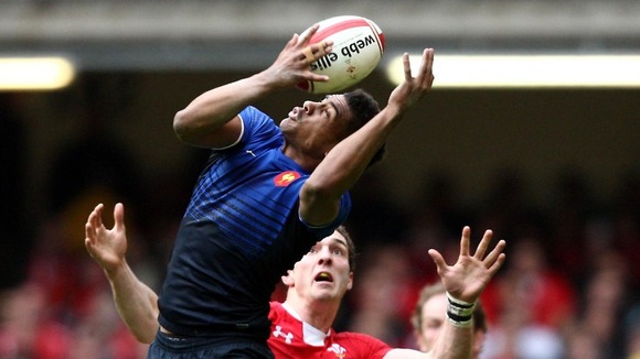 North jumps for the ball
