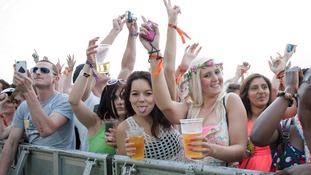 Revellers at Global Gathering