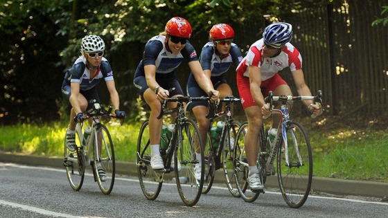 Great Britain's Women's Road Race team.