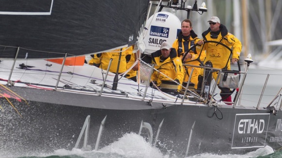Ian Walker from the UK at the helm - Auckland