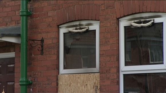 Burnt out windows