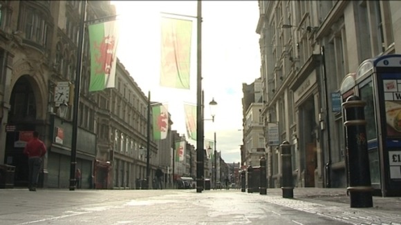 The streets were quiet on Sunday morning after last night's celebrations