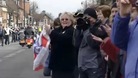 Crowds at Ride of Respect, Royal Wootton Bassett
