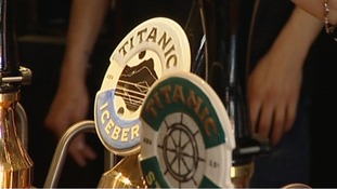 Pumps showing the beer on sale at a pub in Stoke