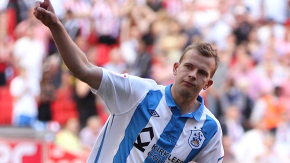 Huddersfield Town striker Jordan Rhodes