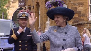 Princess Benedikte of Denmark visiting Northampton