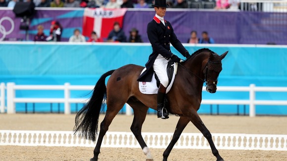 William Fox-Pitt riding Lionheart during the Dressage