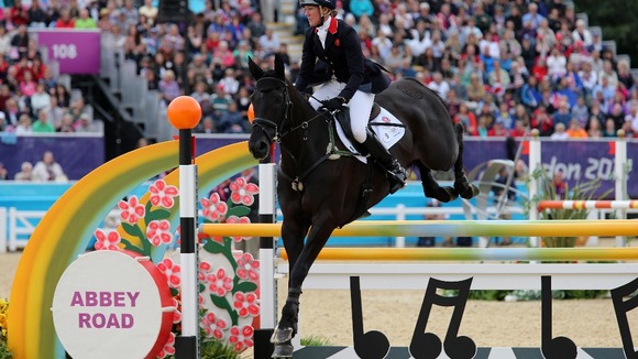 Nicola Wilson on Opposition Buzz during the Team Eventing Jumping Final