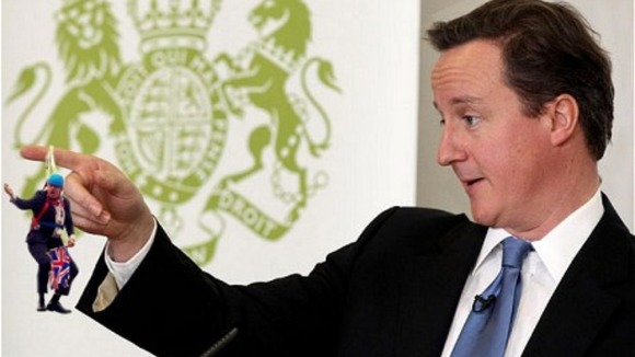 Wrapped around the Prime Minister's finger.