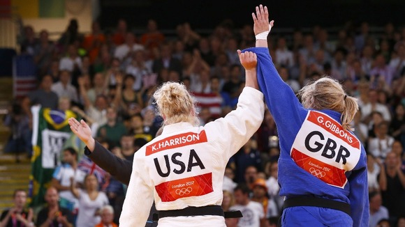 Gibbons was was beaten by Kayla Harrison in the women's under 78kgs Judo final