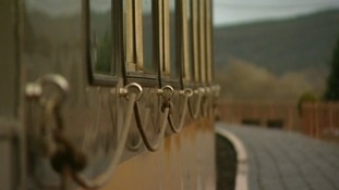 Carriage on Ffestiniog railway