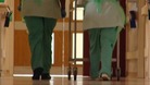 Hosptial staff walking
