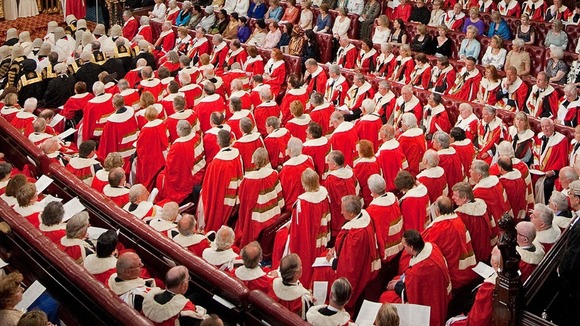 House of Lords during the State Opening of Parliament