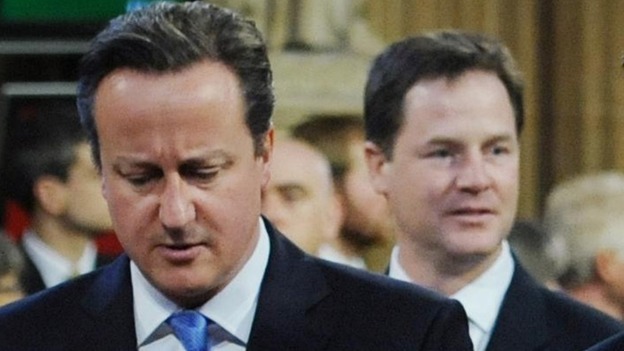 David Cameron and Nick Clegg