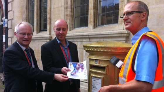 The Royal Mail mark Etienne Stott's Olympic success