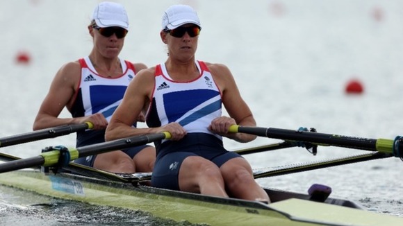 Katherine Grainger and Anna Watkins (left) raced home for gold.