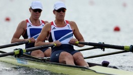 Katherine Grainger  and Anna Watkins (left) raced home for gold. 