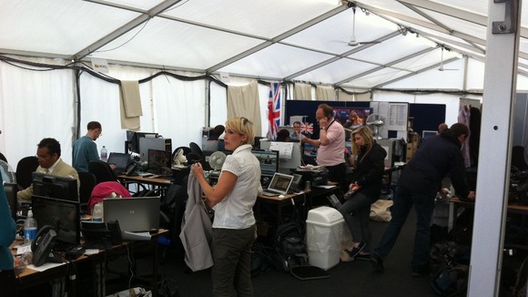 ITV Olympics newsroom