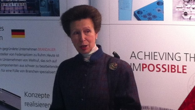 The Princess Royal visits the Brandauer factory in Birmingham