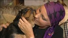 Sharon Rawlinson with her dog, Penny