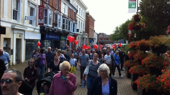 March through Redditch town
