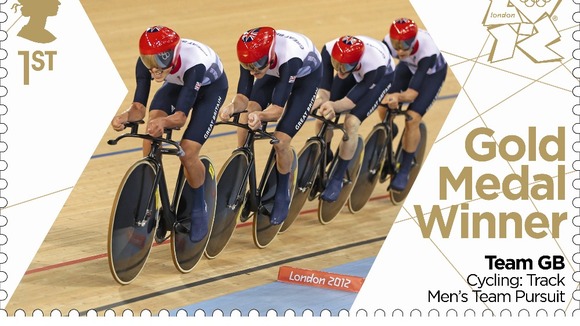 Gold winner's stamp