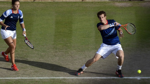 Laura Robson and Andy Murray