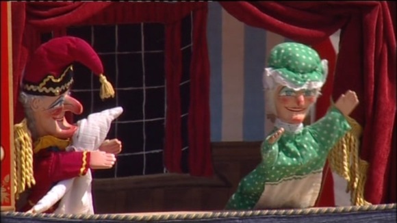 Punch and Judy on Weymouth seafront