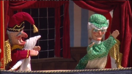 Punch and Judy on Weymouth seafront