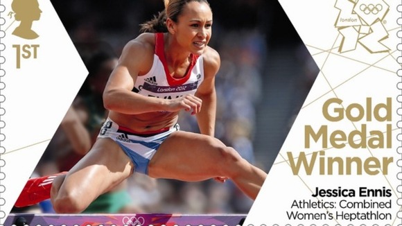 British athletics golden girl Jessica Ennis.