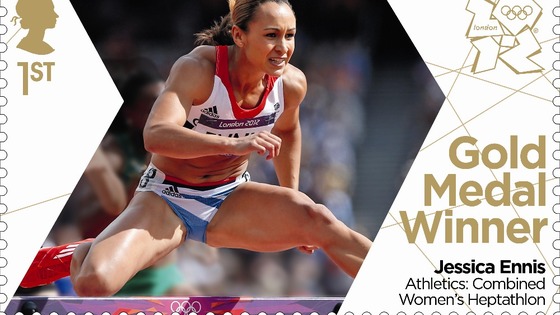 Jess Ennis' stamp