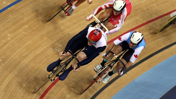 Ed Clancy in the Omnium