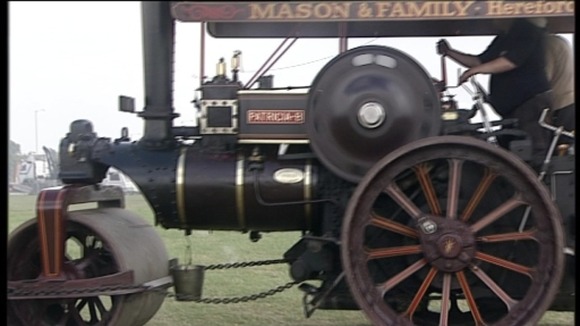 Steam engine at rally