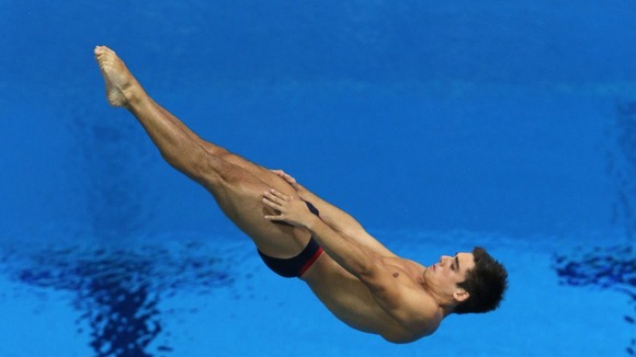 Reading's Chris Mears competes later