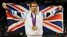 Britain's Andy Murray collected two medals on Sunday.
