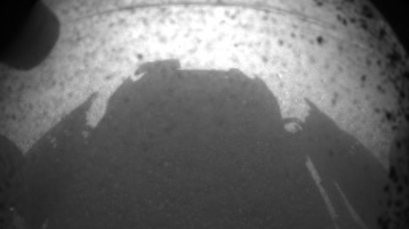The Curiosity Rover casts its shadow on Mars