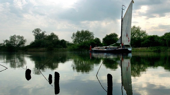 A typical Broads scene