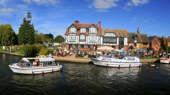 A typical Broads scene