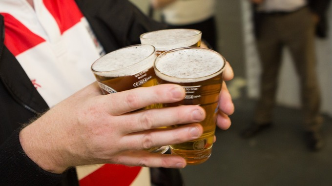 According to the study, 34% of people would rather drink from a half pint glass.