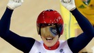 Pendleton celebrates gold in Keirin