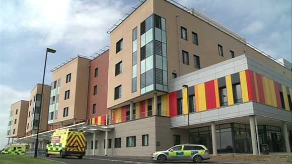 The University Hospital of North Staffordshire where the man was being treated