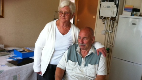 The Medleycott's at their home in Milton Keynes