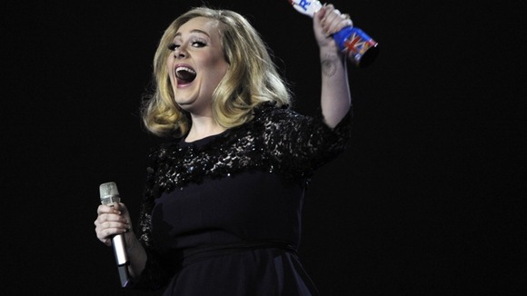 Adele at the Brits