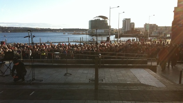 Crowds in the Bay; Rugby